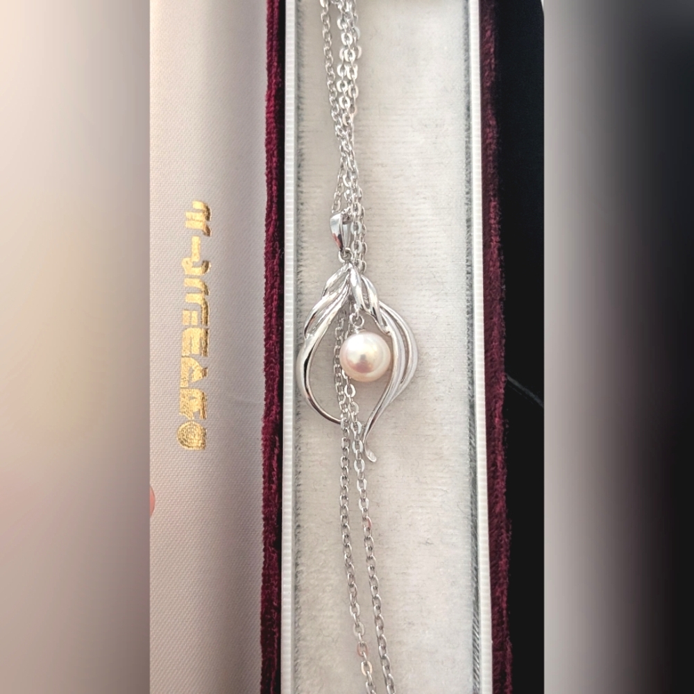 Mikimoto Tokyo Ginza Akoya pearl In sterling‎ Silver
